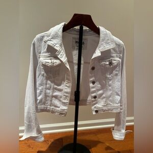 Mudd Girls White Denim‎ Jean Jacket Size 16 Youth